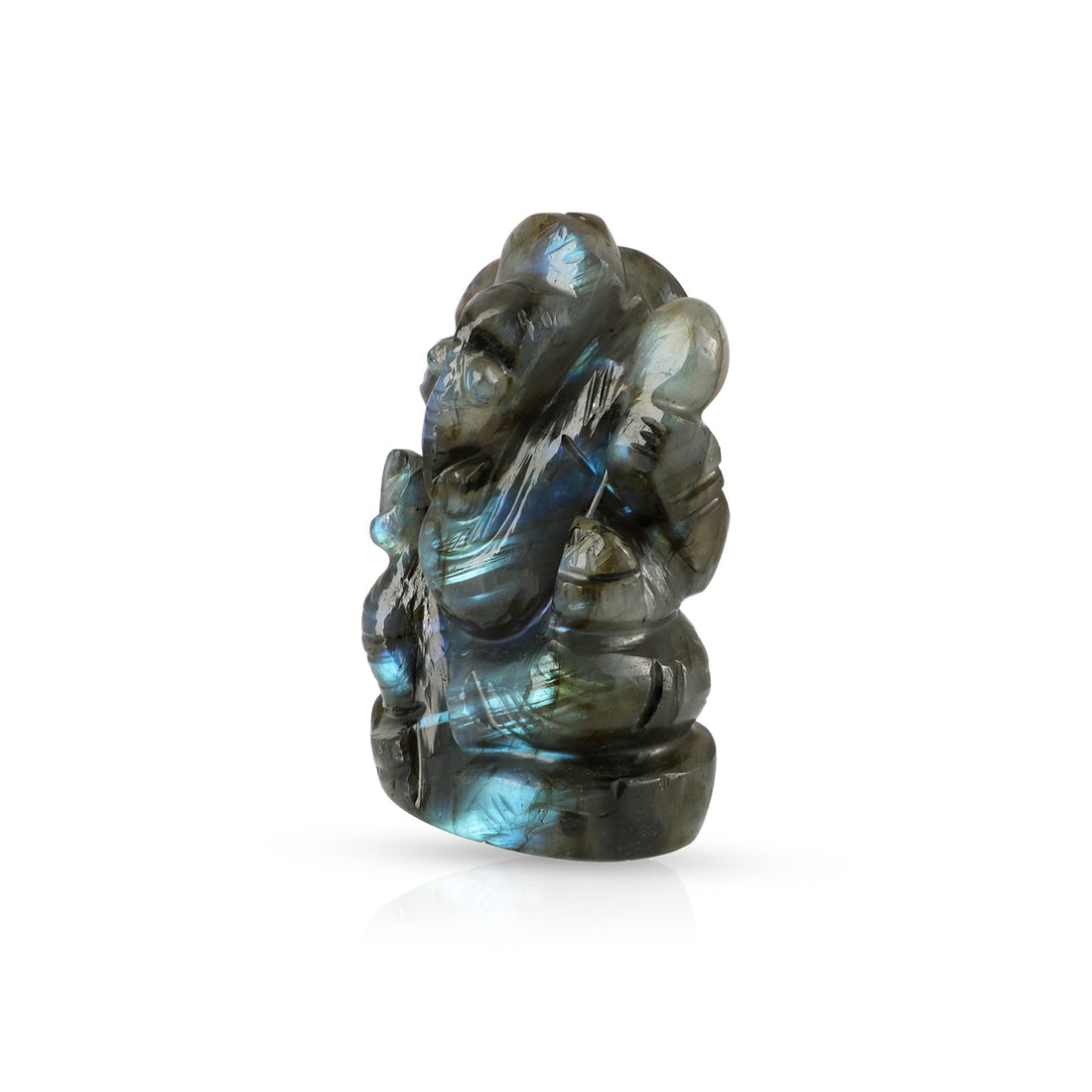 Labradorite Ganesh Idol