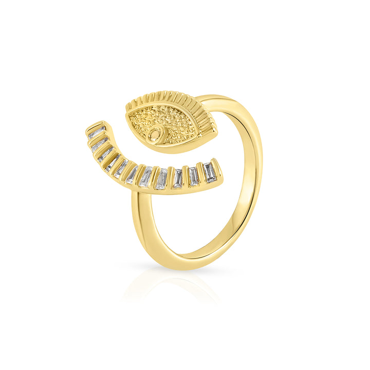 Marquise Evil Eye Ring