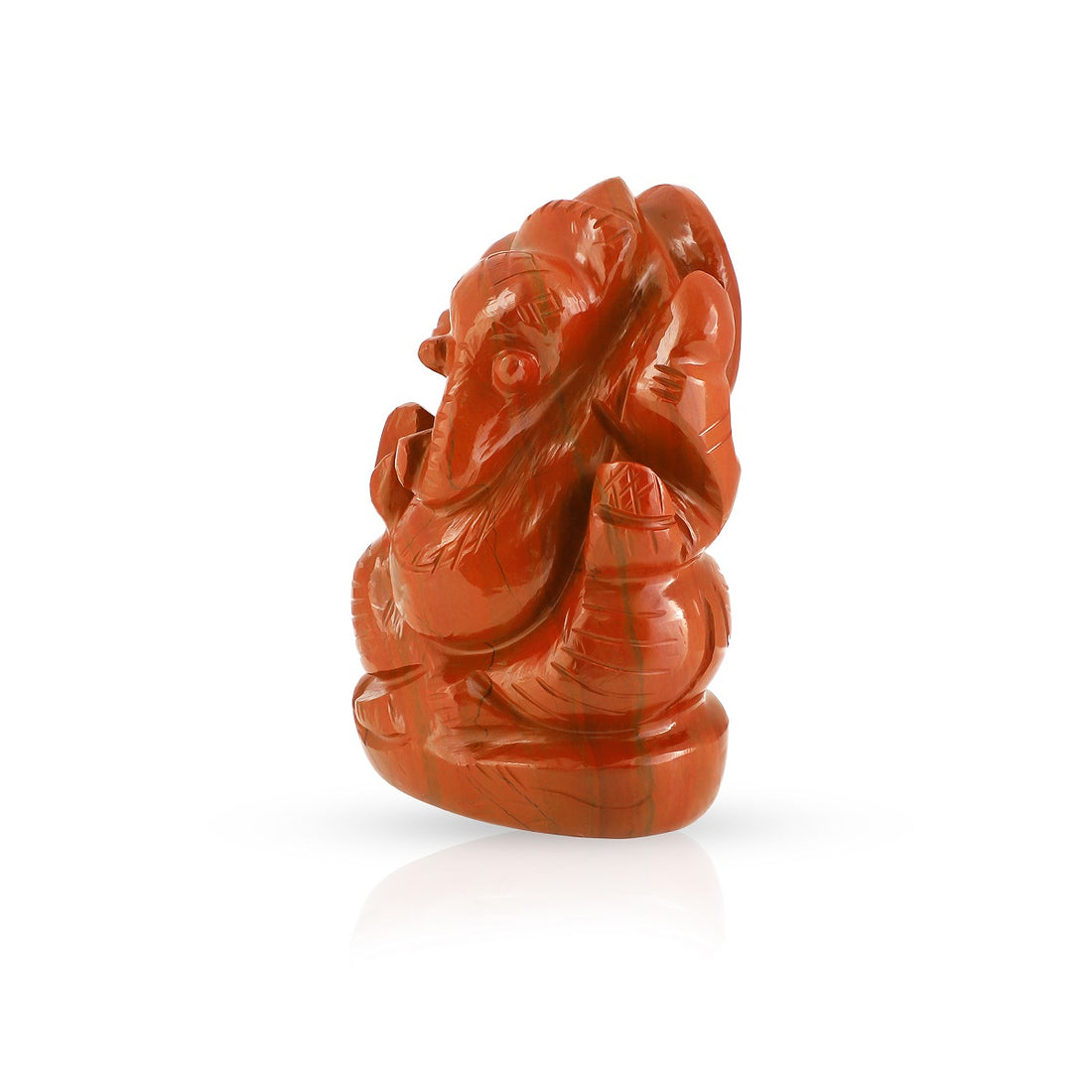 Red Jasper Ganesh Idol