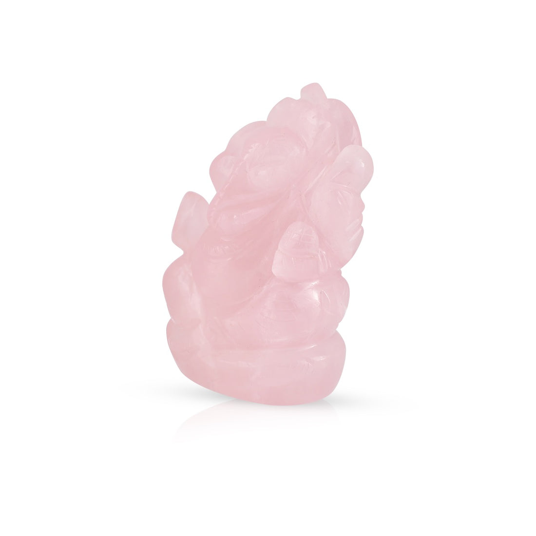 Rose Quartz Ganesh Idol