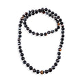 Meditation Practice with Black Banded Agate Mala