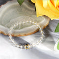 Handcrafted Crystal Quartz Bracelet - Fashionable and Spiritual