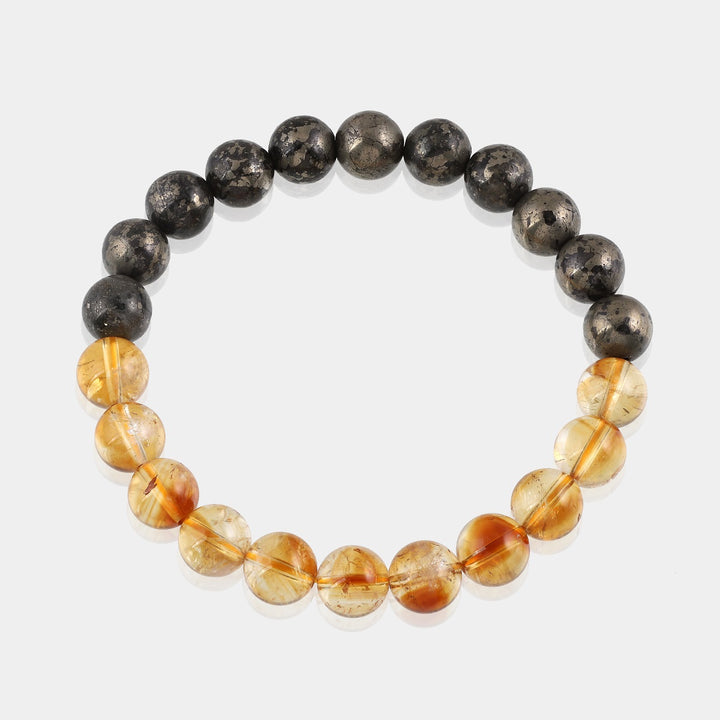 Citrine pyrite bracelet nirvana