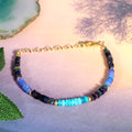 Handmade 925 Silver Bracelet with Ethiopian Opal Beads