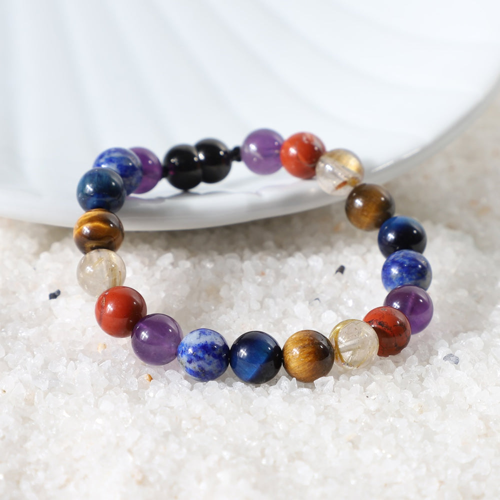 Full View of Beaded Bracelet - A Harmonious Fusion of Energies