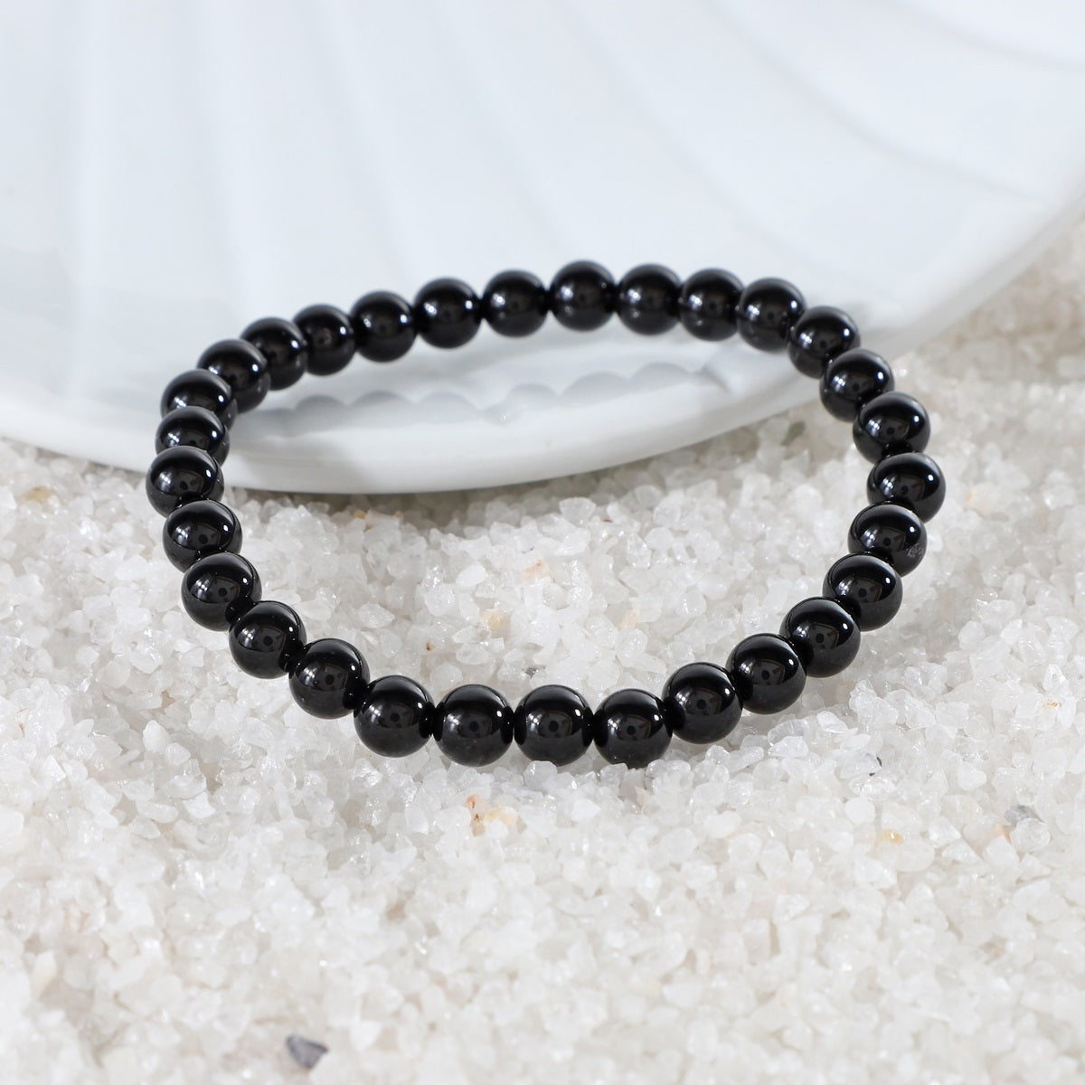 Stylish and versatile - Black Onyx Bracelet enhancing any ensemble with its elegant design and empowering energy