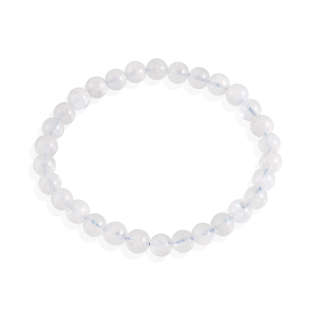 Rainbow Moonstone Stretch Bracelet - Stone of Fertility