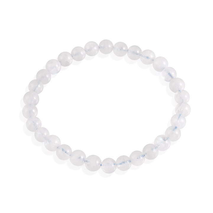 Rainbow Moonstone Stretch Bracelet - Stone of Fertility