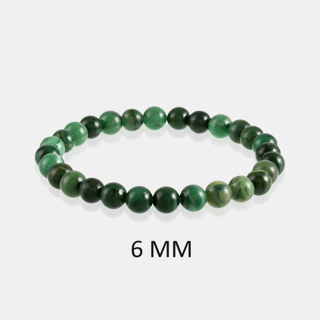 Visual representation of harmony and prosperity associated with the Jade Stretch Bracelet, radiating positive energy and abundance