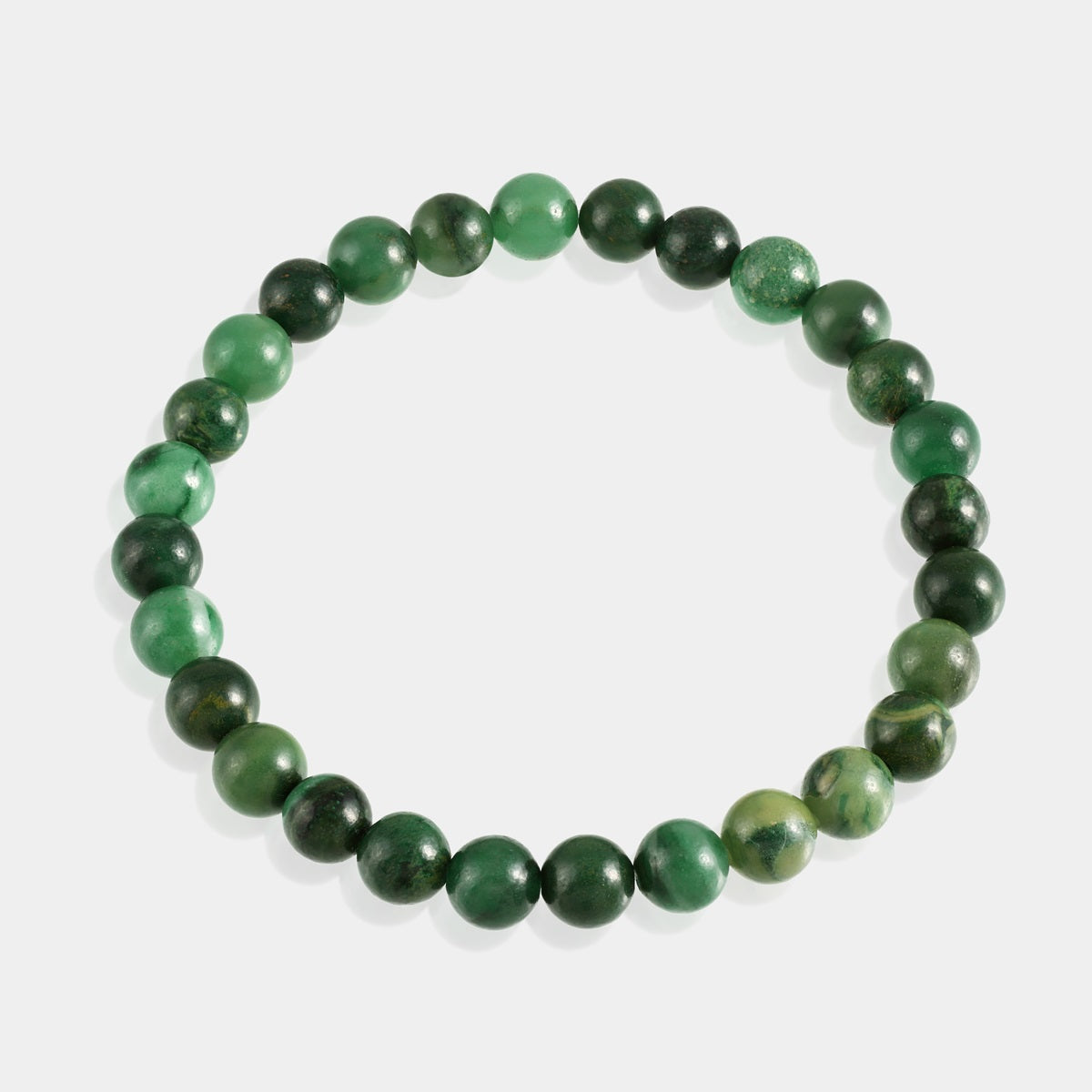 Symbolic image representing emotional balance linked to Jade, soothing the mind and promoting calmness in the Jade Stretch Bracelet