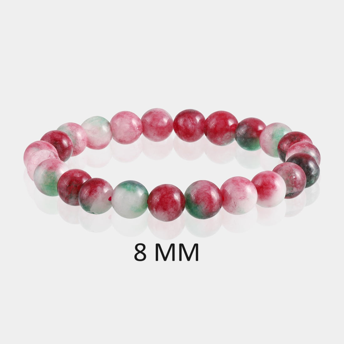 Artistic representation symbolizing love, featuring the Watermelon Quartz Stretch Bracelet as a token of affection and positive emotional energies