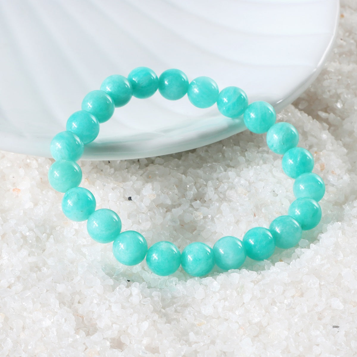 Symbolic image representing enhanced communication linked to Amazonite, encouraging open and honest expression in relationships