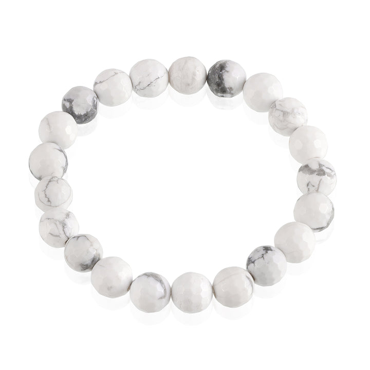 Howlite Stretch Bracelet - Stone of Calmness and Spiritual Awareness