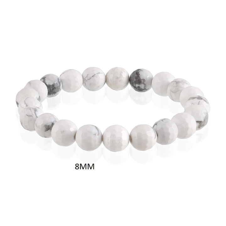 Howlite Stretch Bracelet - Stone of Calmness and Spiritual Awareness