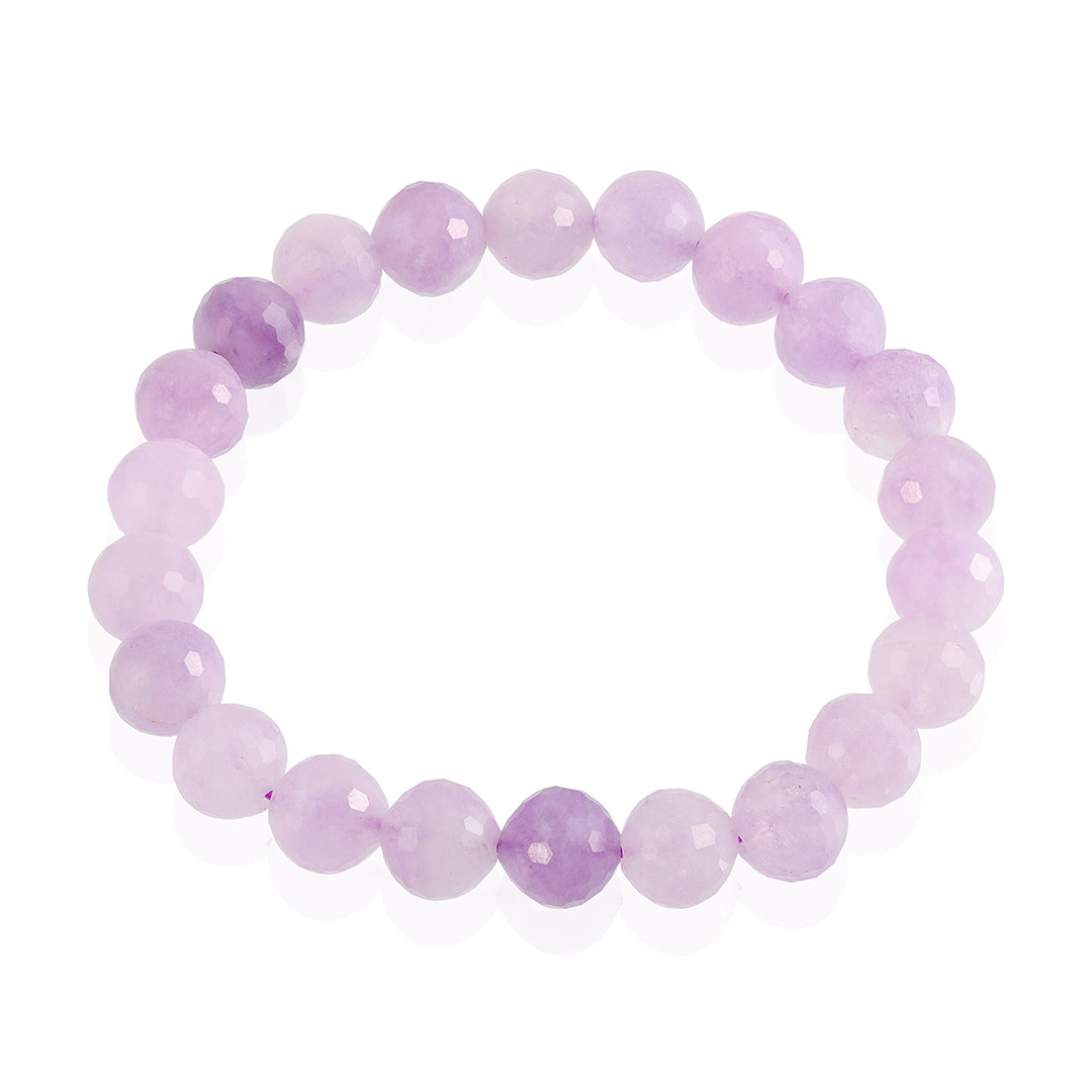 Lavender Quartz Bracelet: Stone of Emotional Harmony and Spiritual Connection