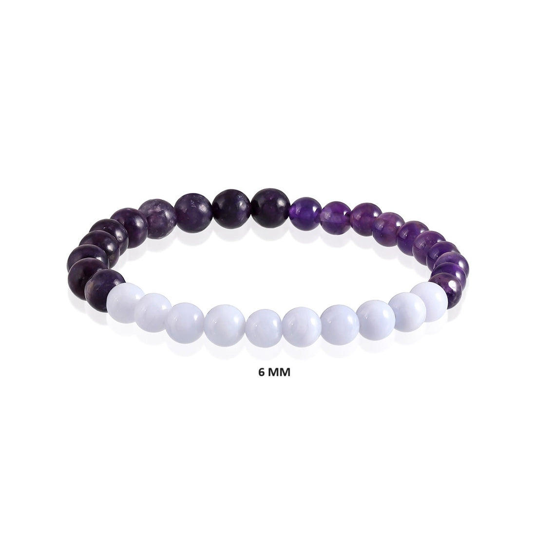 Stylish composition showcasing the Allergy Relief Bracelet with healing gemstone beads.
