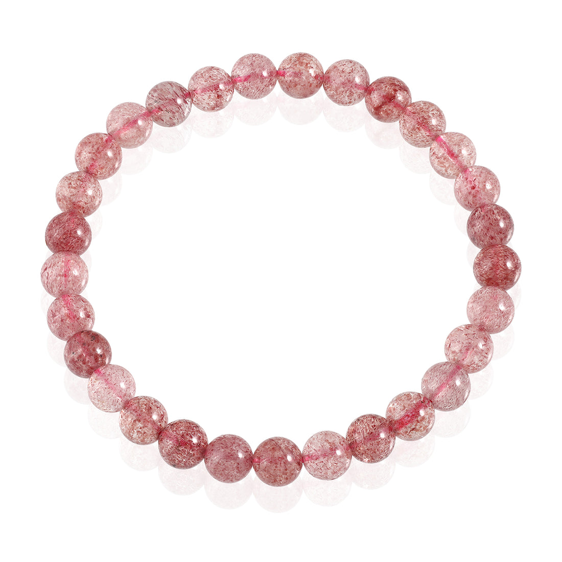 Strawberry Quartz Bracelet: The Stone of Inner Love and Weight Loss