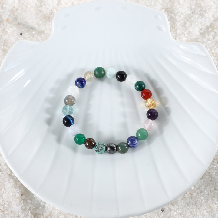 Chakra Harmony Gemstone Stretch Bracelet