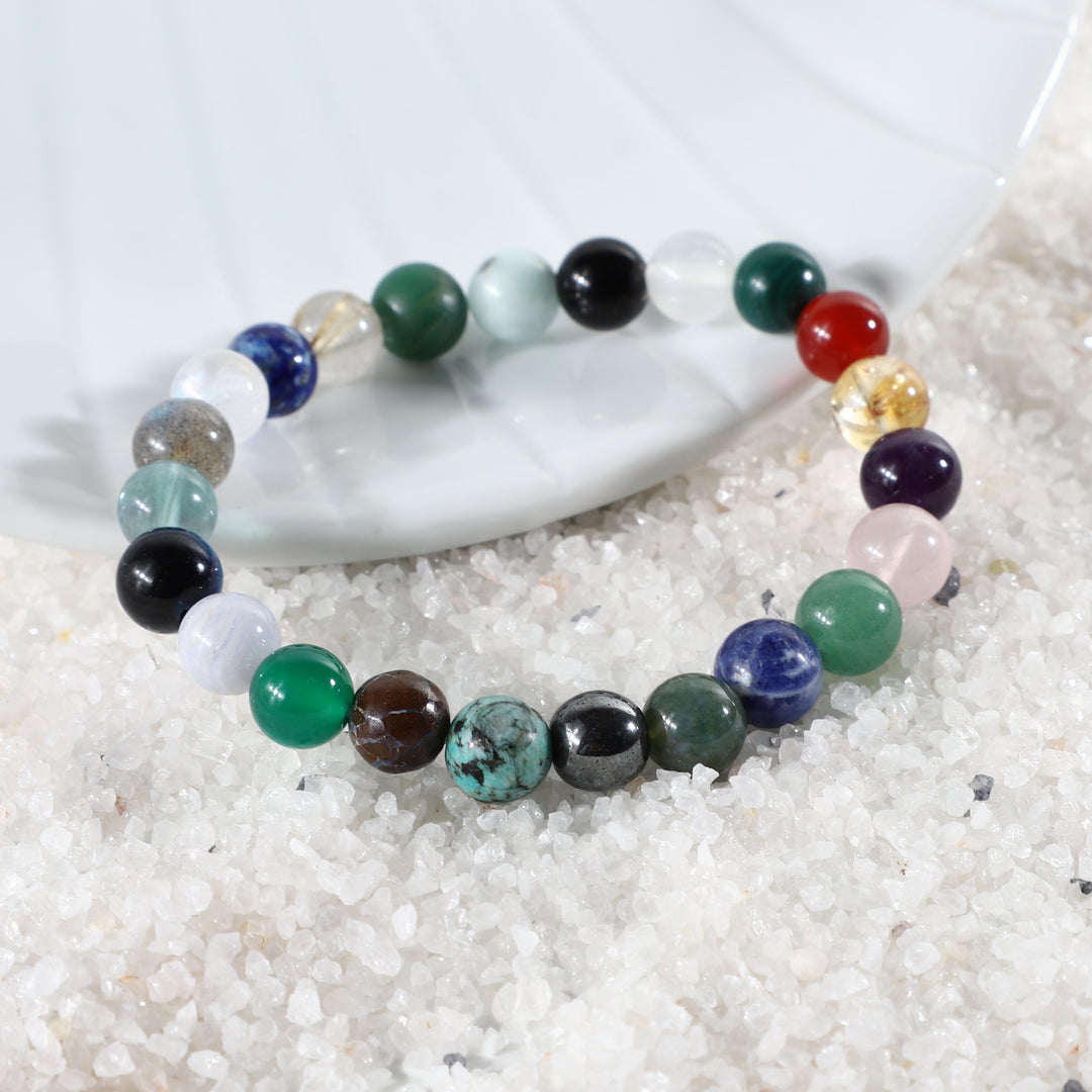 Chakra Harmony Gemstone Stretch Bracelet