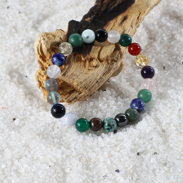 Chakra Harmony Gemstone Stretch Bracelet