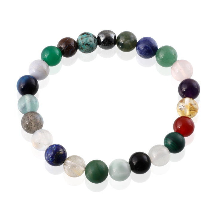 Chakra Harmony Gemstone Stretch Bracelet