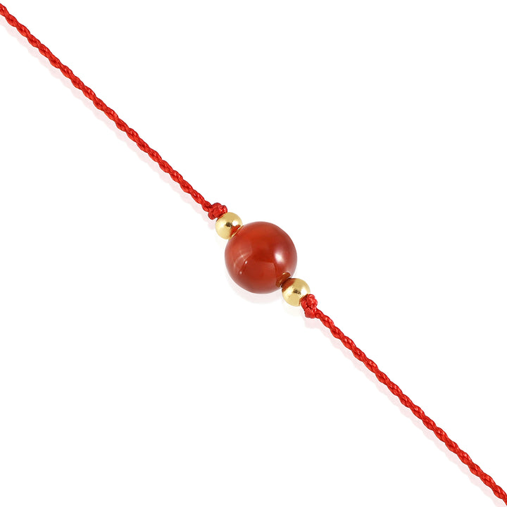 Carnelian Rakhi - Vitality & Courage