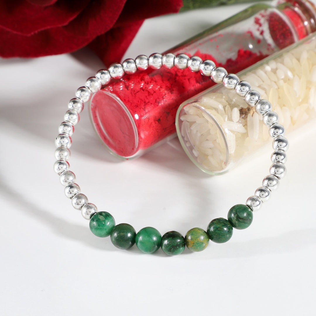 Jade Rakhi Combo - Harmony & Prosperity