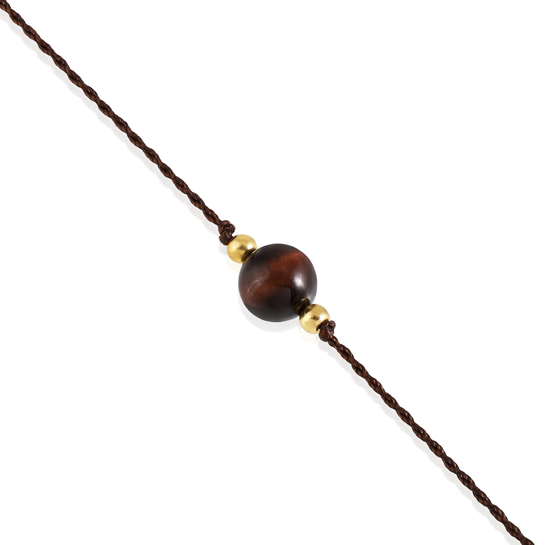 Red Tiger Eye Rakhi - Courage & Confidence