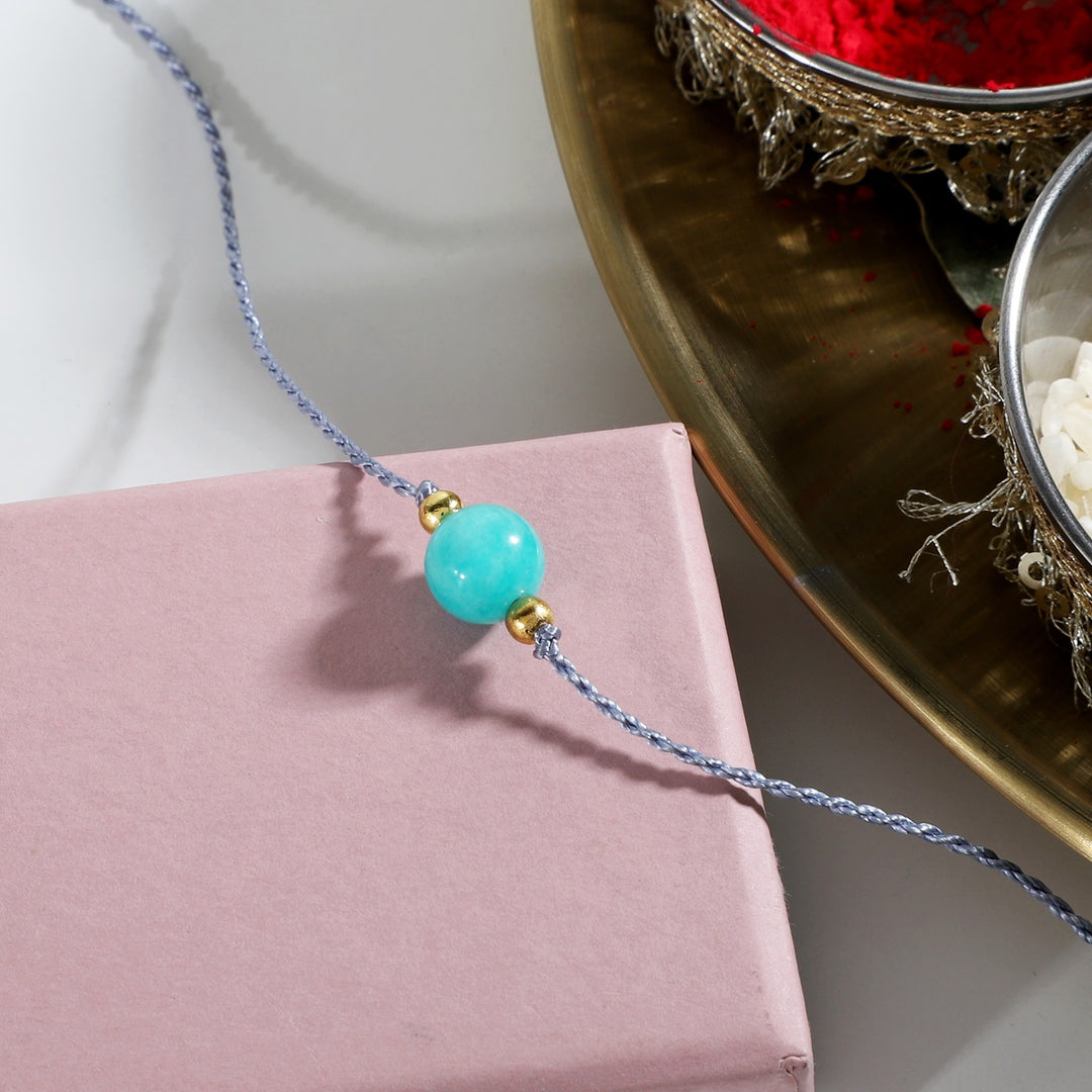 Amazonite Rakhi - Courage & Truth