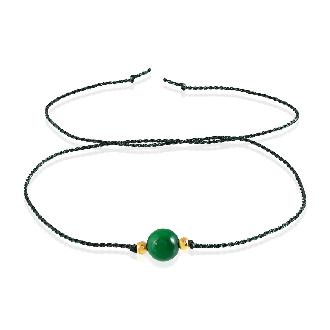 Green Onyx Rakhi Combo - Balance & Strength