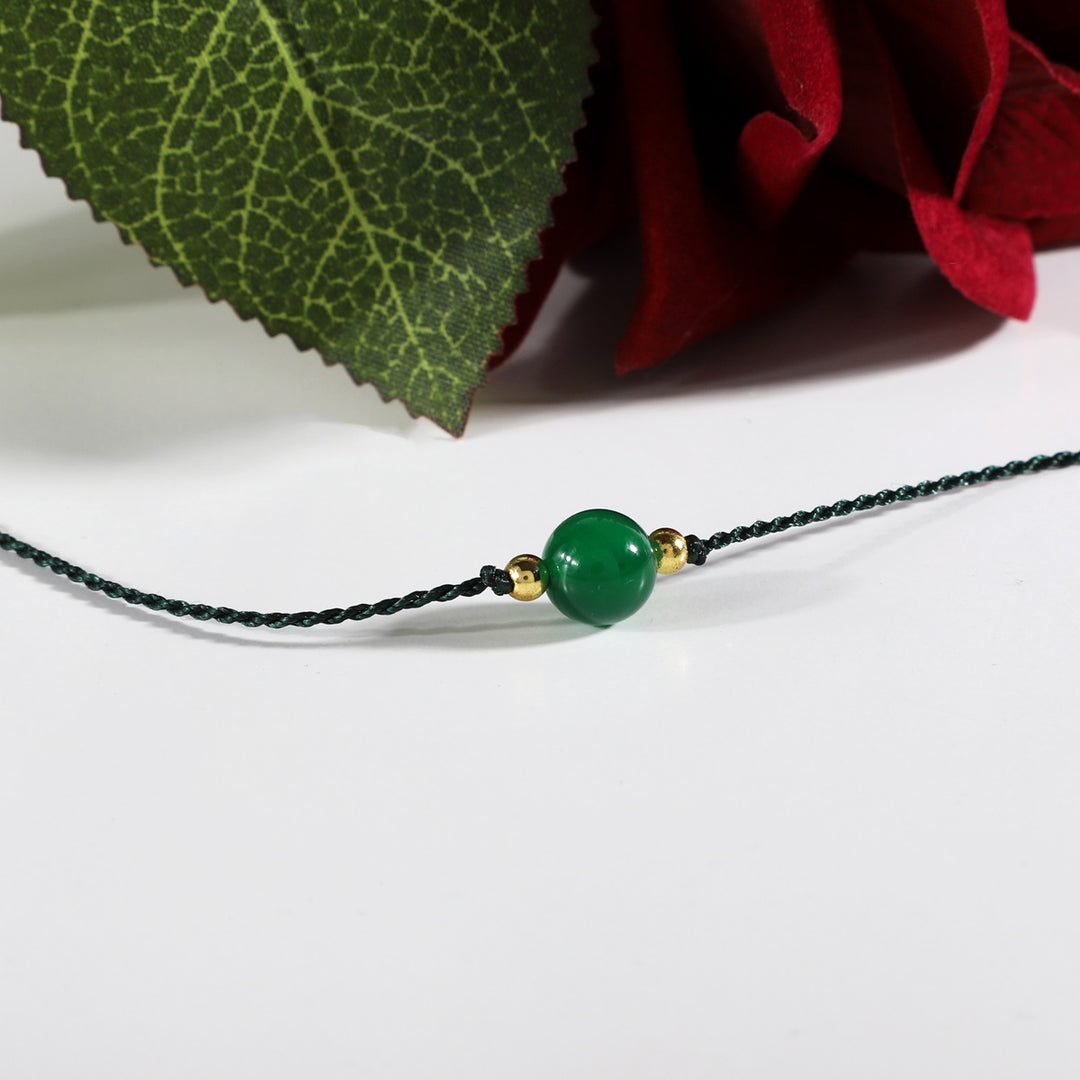 Green Onyx Rakhi Combo - Balance & Strength