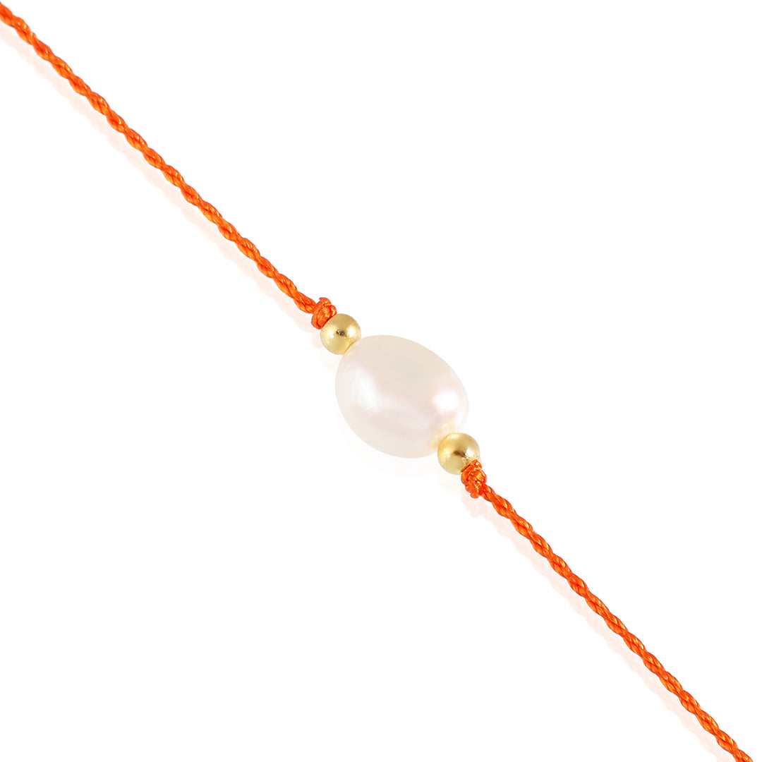 Pearl Rakhi - Elegance & Purity