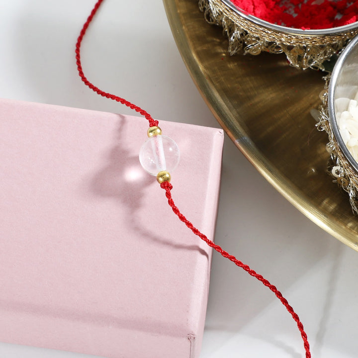 Clear Quartz Rakhi - Clarity & Purity