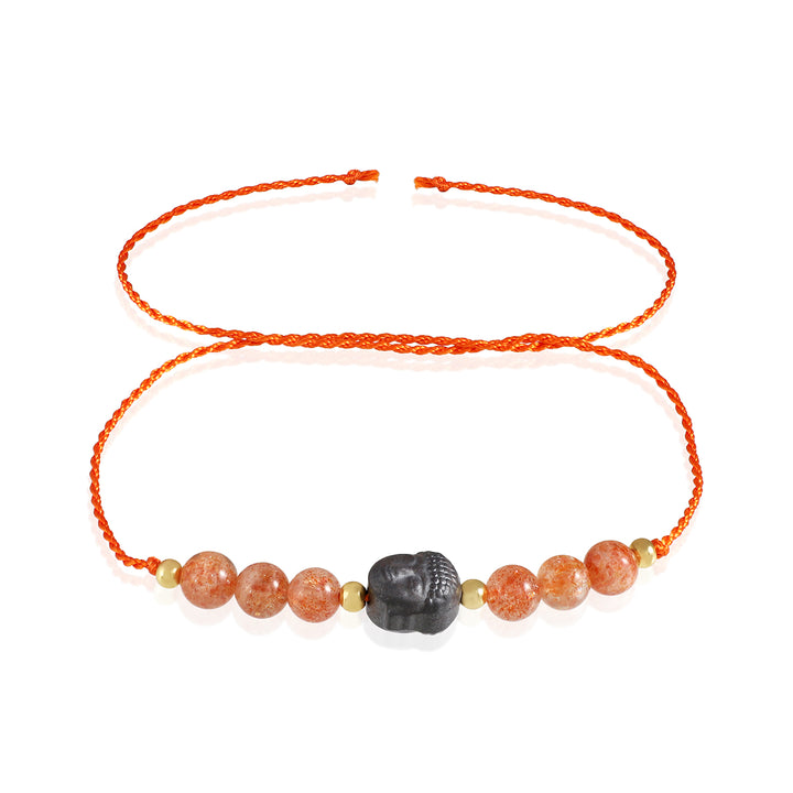 Sunstone Buddha Rakhi - Joy & Stability