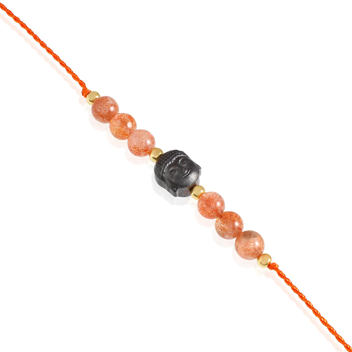 Sunstone Buddha Rakhi - Joy & Stability