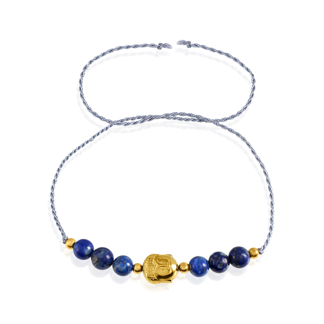 Lapis Lazuli Buddha Rakhi - Wisdom & Grounding