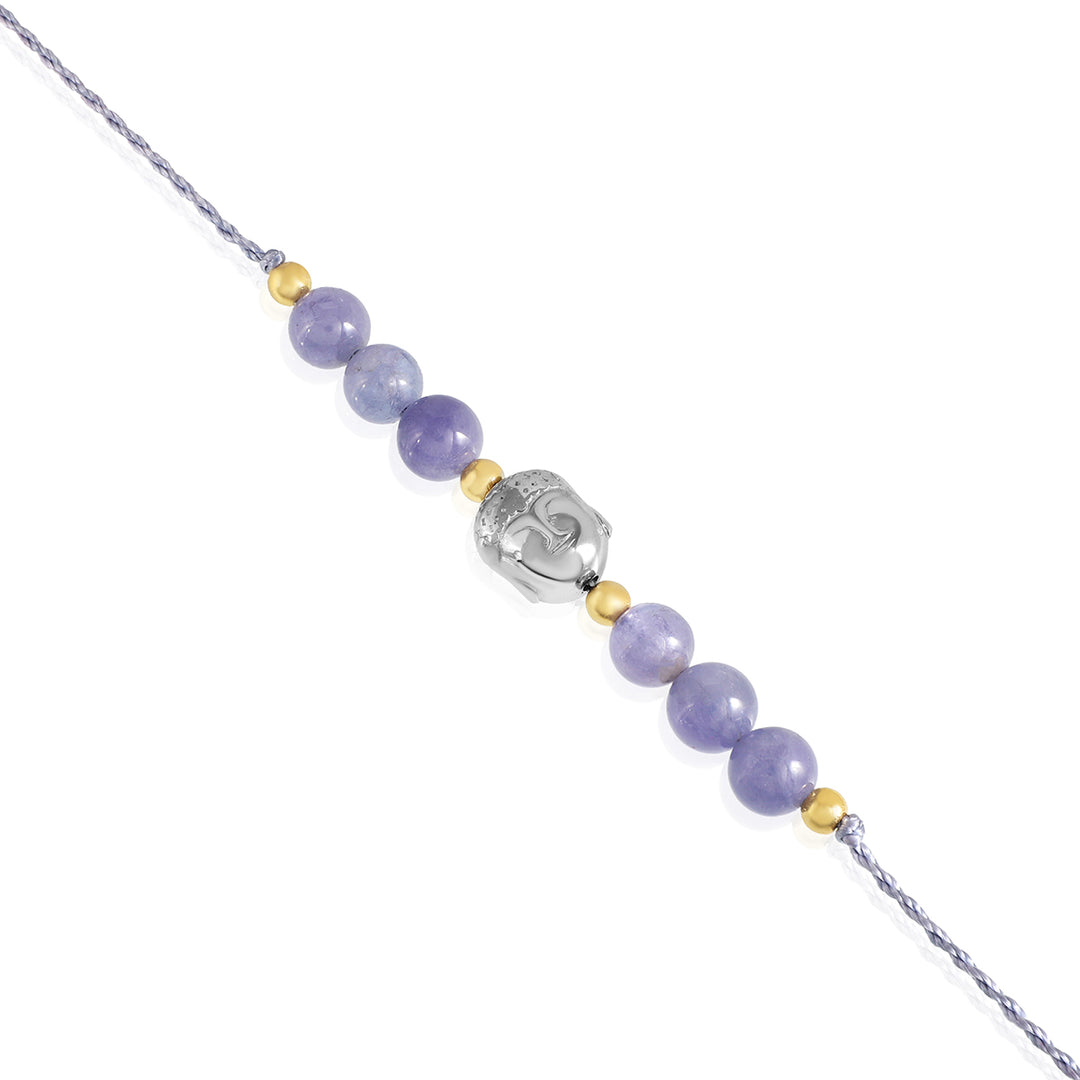 Tanzanite Buddha Rakhi - Intuition & Grounding