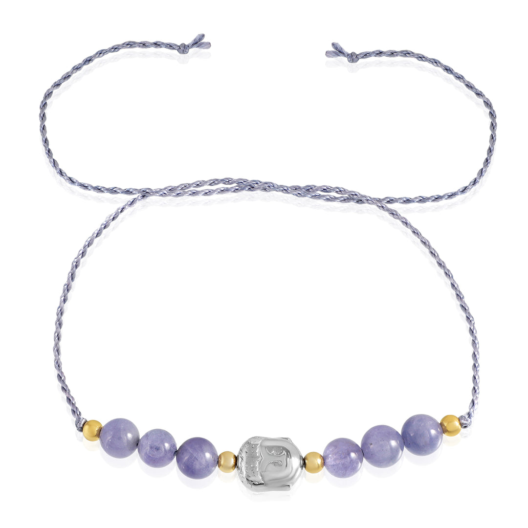 Tanzanite Buddha Rakhi - Intuition & Grounding