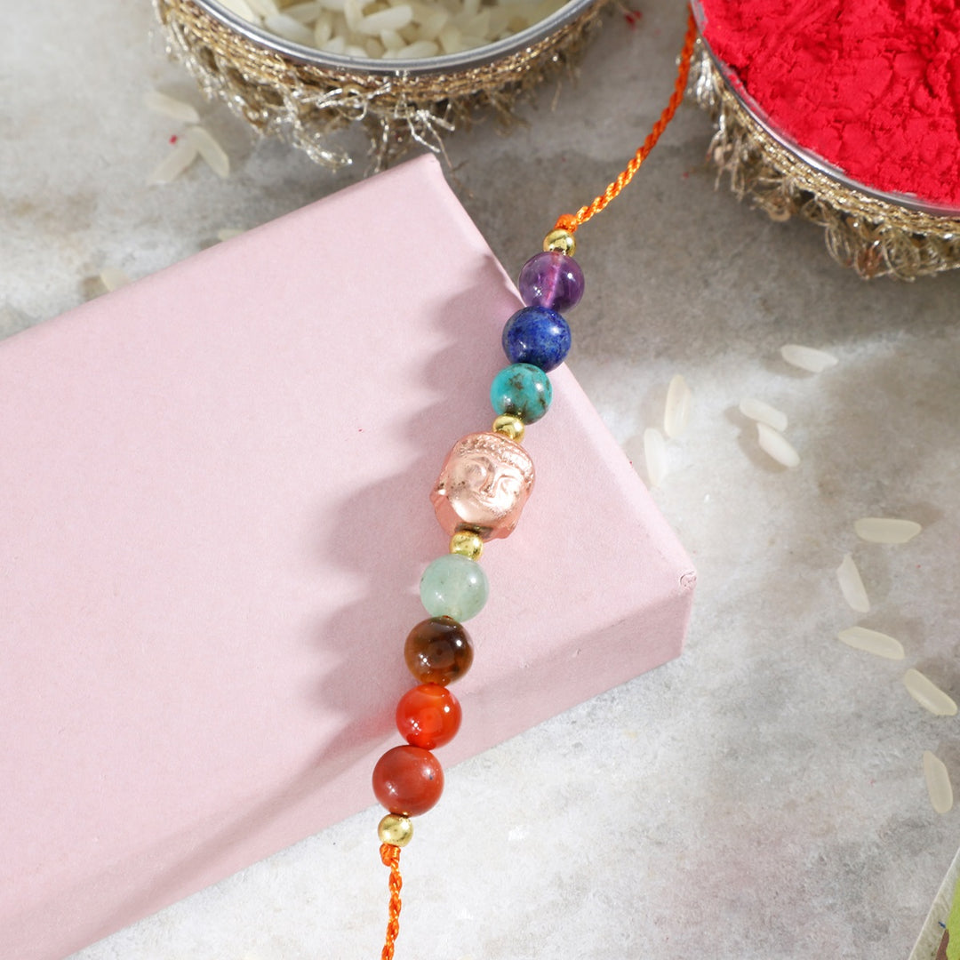 7 Chakra Buddha Rakhi - Harmony & Enlightenment