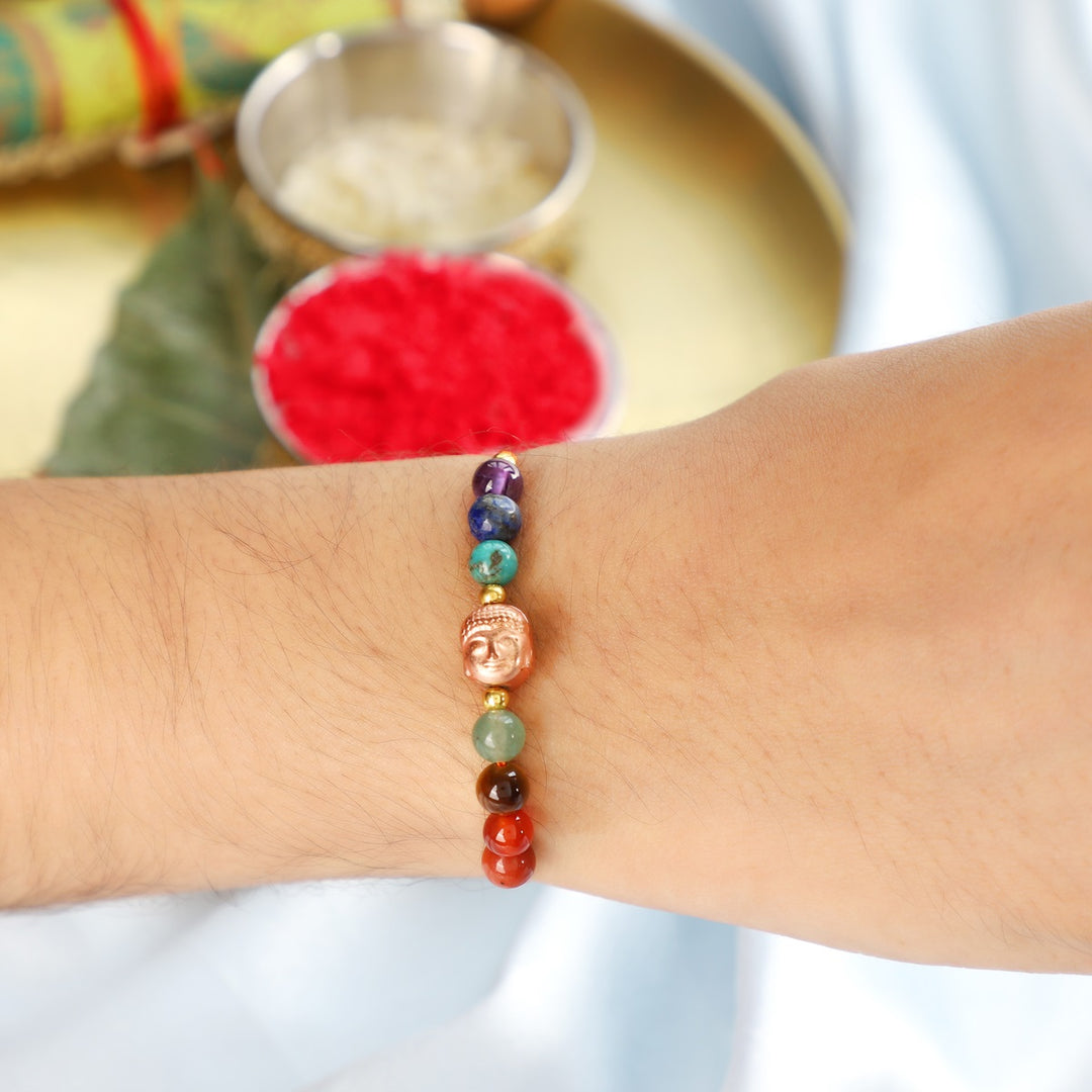 7 Chakra Buddha Rakhi - Harmony & Enlightenment