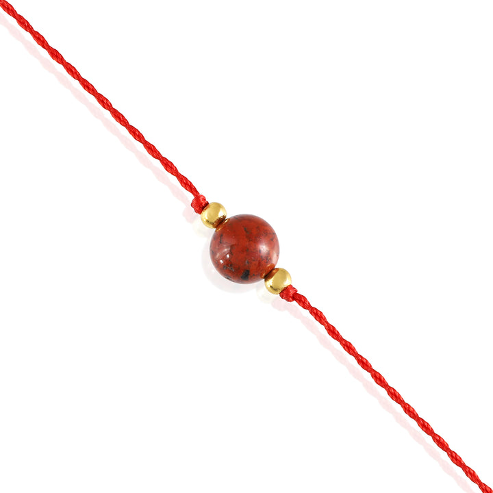 Red Jasper Rakhi - Strength & Vitality