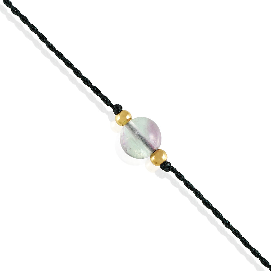 Fluorite Rakhi - Clarity & Protection