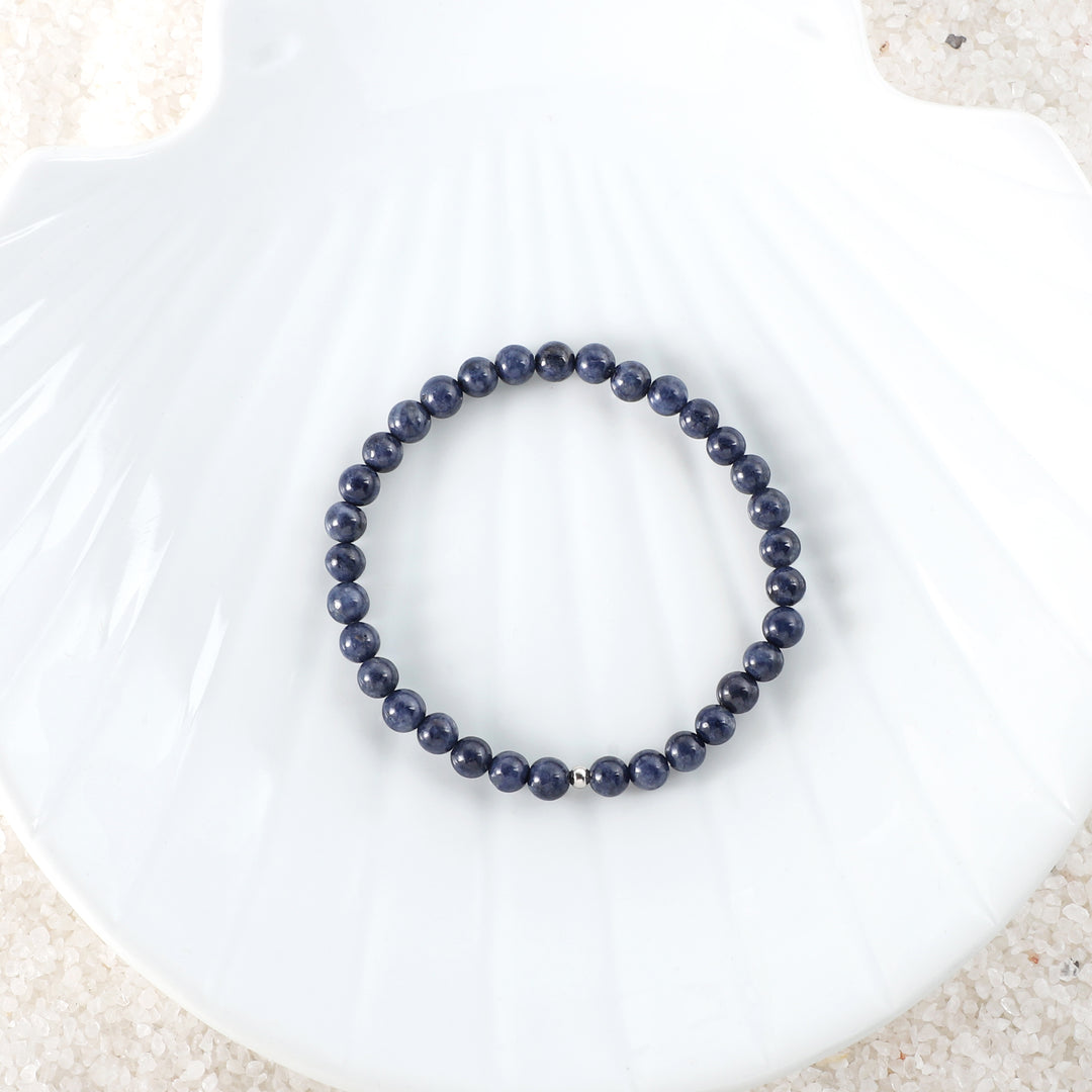 Blue Sapphire Stretch Bracelet