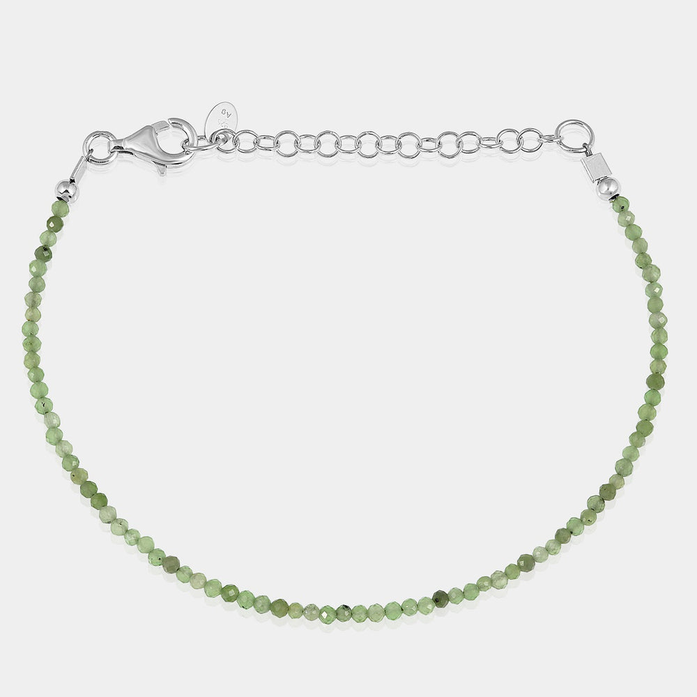 Jade Silver Bracelet