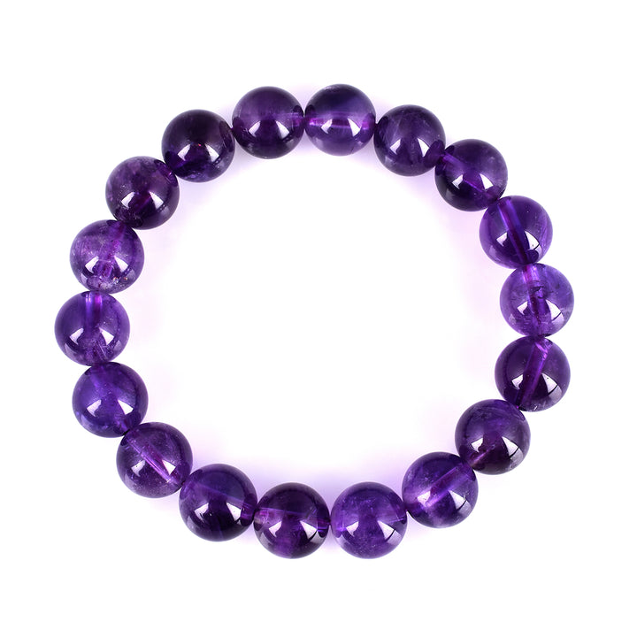 Amethyst Stretch Bracelet - Stone of Spirituality and Calmness