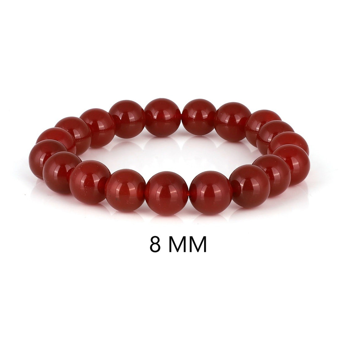 Red Onyx Strength Bracelet - A powerful accessory promoting courage and grounding energy in rich, red hues. Enhance your style with this natural gemstone for positivity and resilience