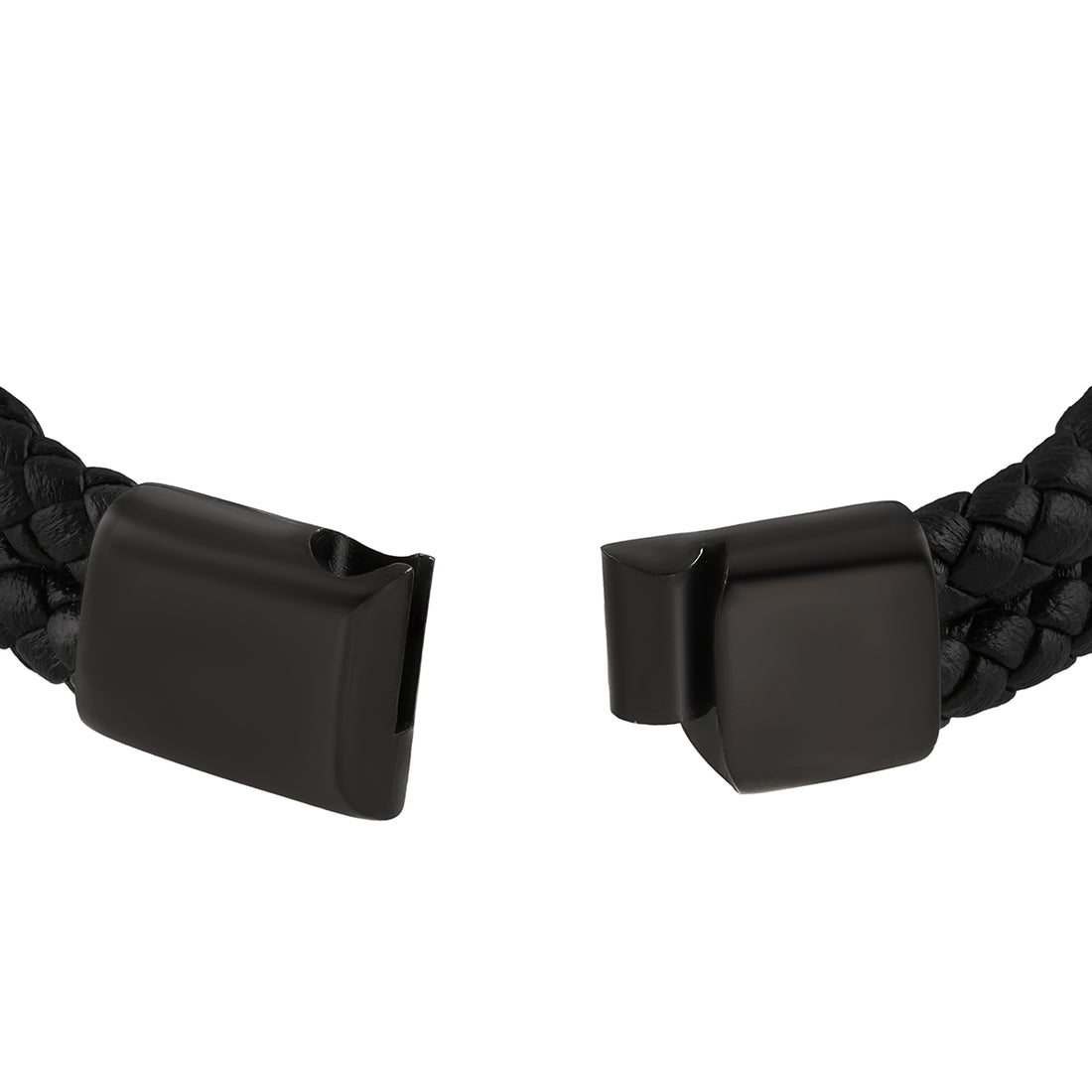 Black Onyx Double Layer Leather Bracelet
