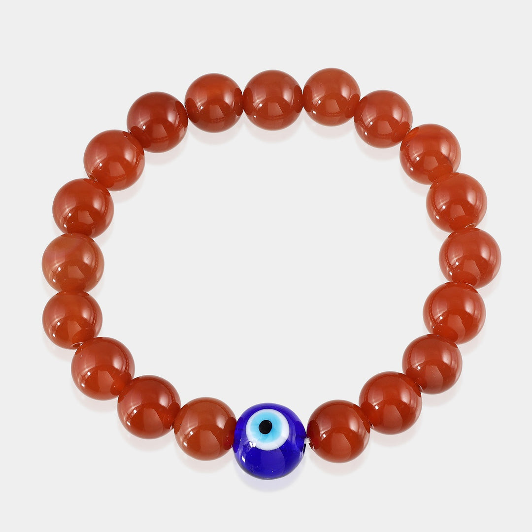 Smooth Round Red Onyx Gemstone Beads