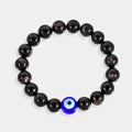 Smooth Round Black Hypersthene Gemstone Beads