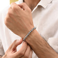 Handcrafted Hematite Bracelet Trio - Versatile and elegant accessories